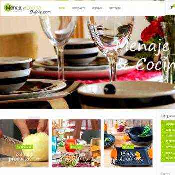 diseño web puertollano, diseño tiendas online menaje y cocina online